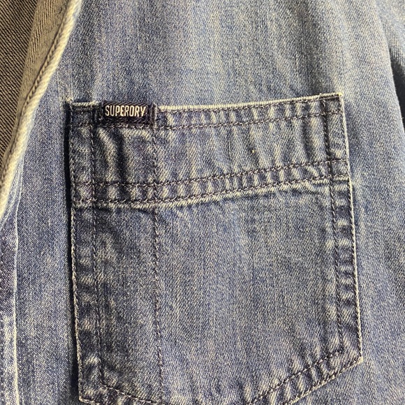 🛍SOLD🛍 Superdry Denim Top - Picture 3 of 4